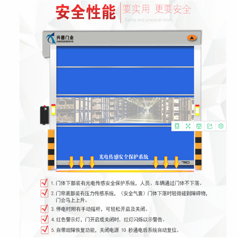 快速卷簾門電機漏油如何處理